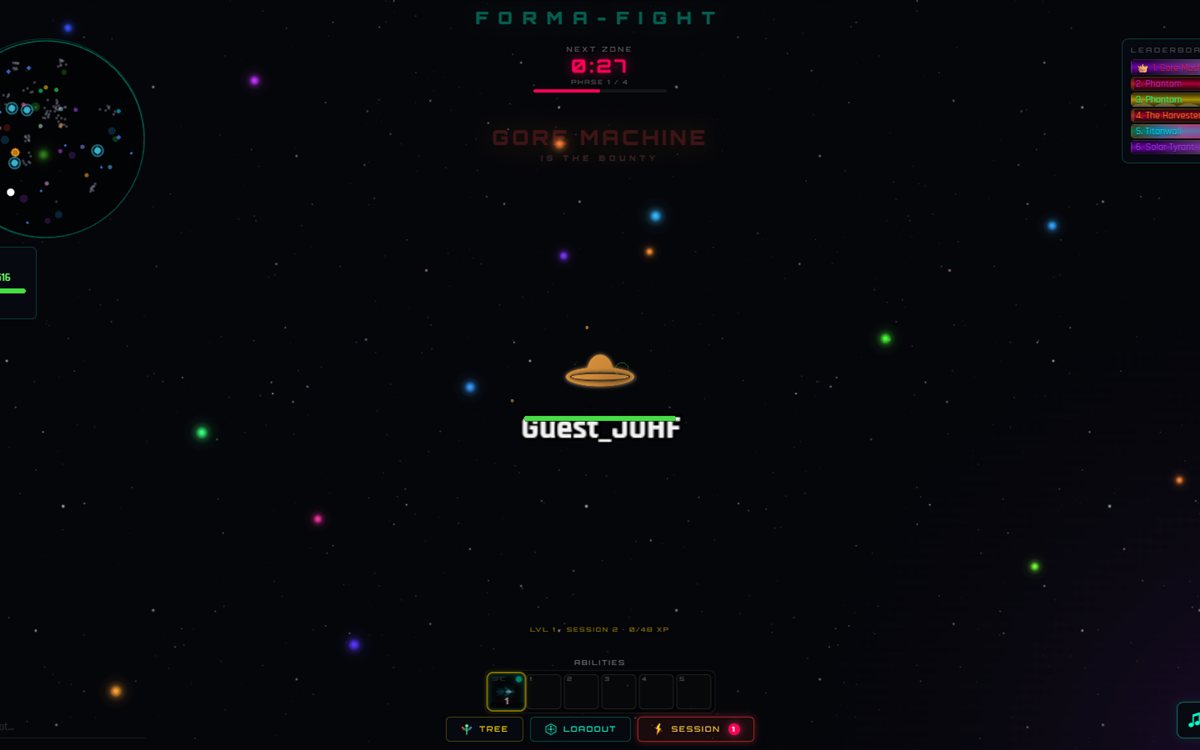 Open space between fights